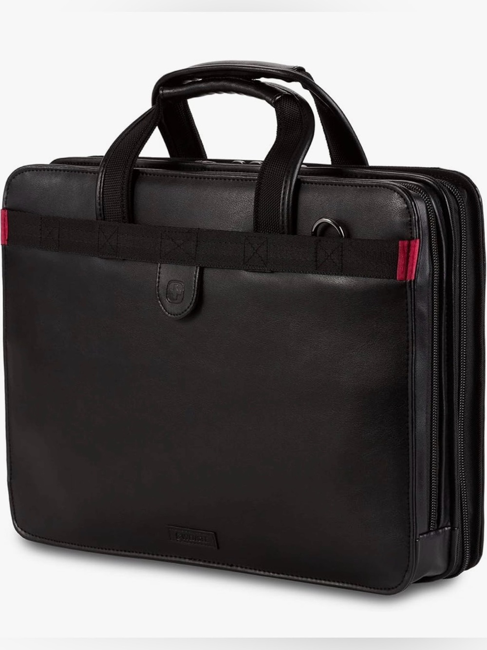 Zippered Presentation Portfolio Case, Black, 14-inch